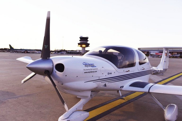 The SkyLiberty device enables pilots to plan their flights and to adjust the plans in real time