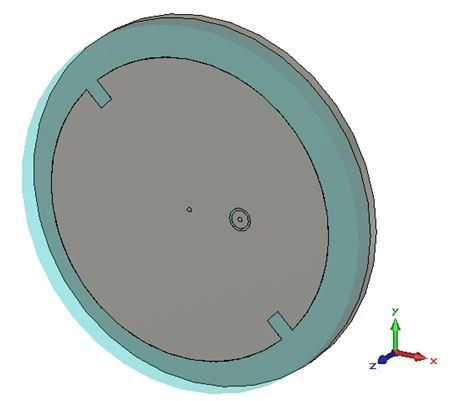 Planar circular polarized antenna.