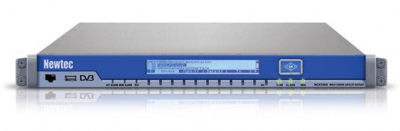 The Newtec MCX7000 Multi-Carrier Satellite Gateway