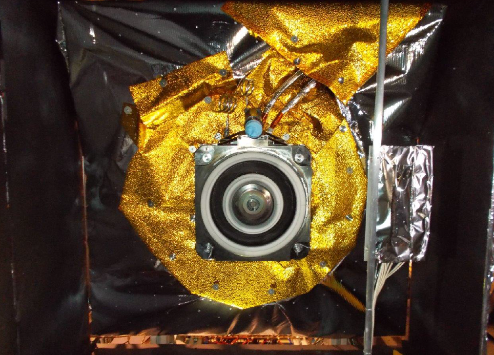 The PPS®5000, developed by Safran with CNES, is installed in Aerospazio test facilities (I), in preparation for thermal tests, October 2019 (Image credit: Airbus DS)