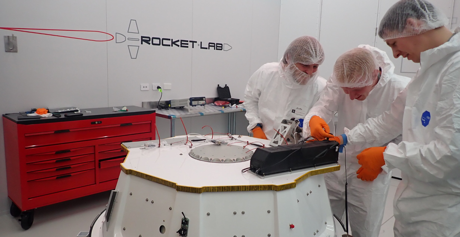 PocketQube satellites measure around 5x5x5cm, use smartphone components (leveraging the huge R&D spend on mobile communication electronics) and take advantage of recent breakthroughs in 3D printing, reducing size/mass and thus the high cost of launching satellites into orbit. (Left to right: Alan Easdale, Mechanical Engineer, Tom Walkinshaw, Founder & CEO & Martin Dunn, Mechanical Engineer/Mission Manager.  Image credit: Alba Orbital)