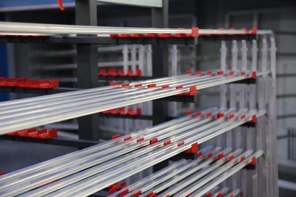 heat pipe batch during manufacturing