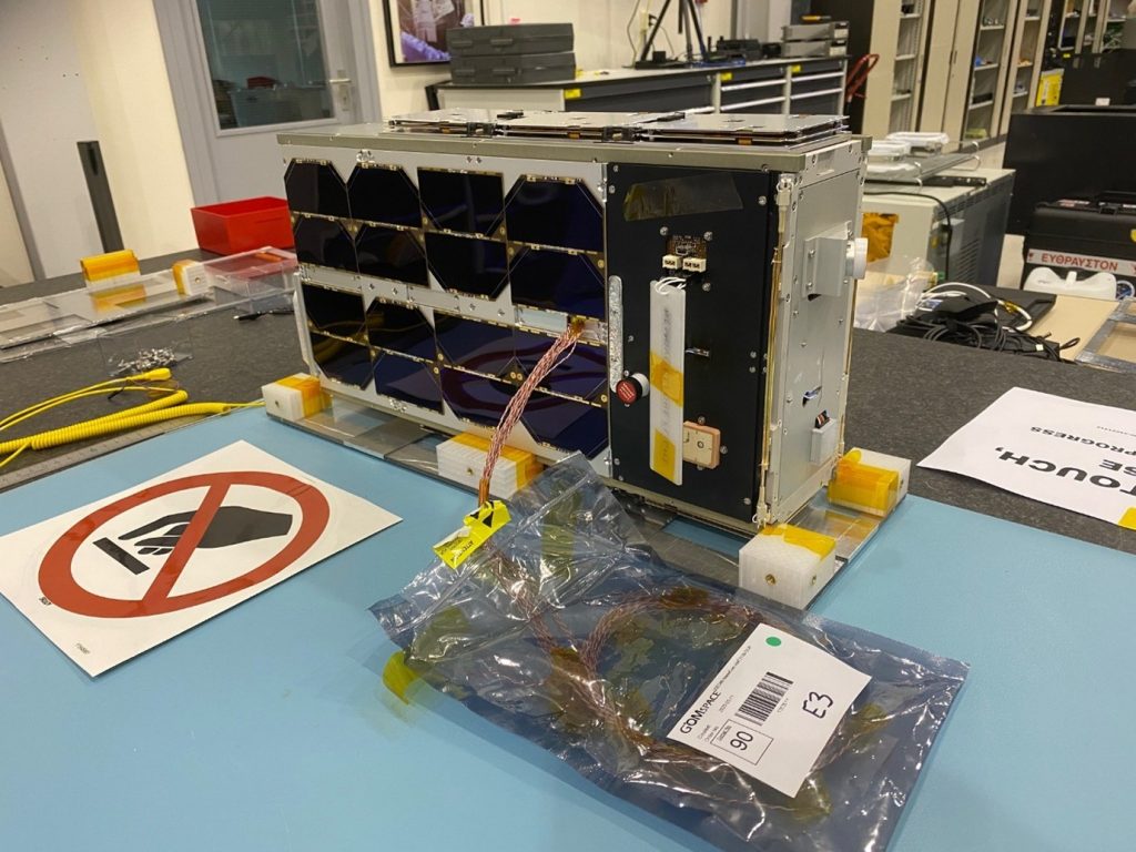 ERMIS-3 undergoing pre-flight preparations